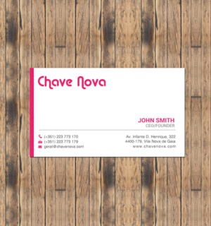 Business Card Design by chandrayaan.creative for CHAVE NOVA Lda | Design: #19866007