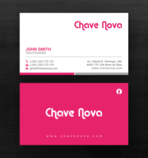 Business Card Design by chandrayaan.creative for CHAVE NOVA Lda | Design: #19866016