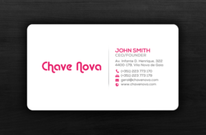 Business Card Design by chandrayaan.creative for CHAVE NOVA Lda | Design: #19866389