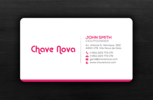 Business Card Design by chandrayaan.creative for CHAVE NOVA Lda | Design: #19866390