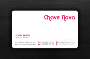 Business Card Design by chandrayaan.creative for CHAVE NOVA Lda | Design: #19866391