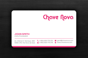 Business Card Design by chandrayaan.creative for CHAVE NOVA Lda | Design: #19866392