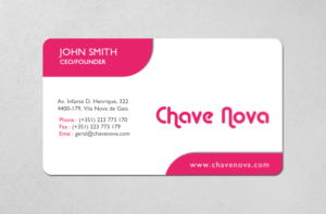 Business Card Design by chandrayaan.creative for CHAVE NOVA Lda | Design: #19876749