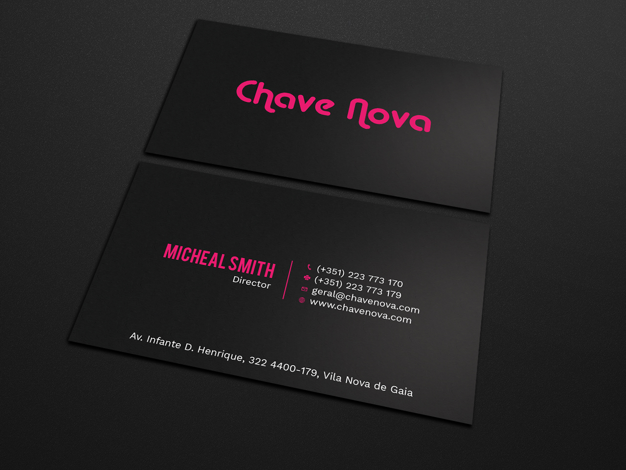 Business Card Design by Tripti Ranjan Gain for CHAVE NOVA Lda | Design: #19861842