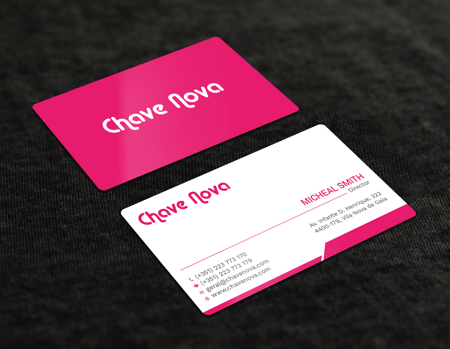 Business Card Design by Tripti Ranjan Gain for CHAVE NOVA Lda | Design #19861854