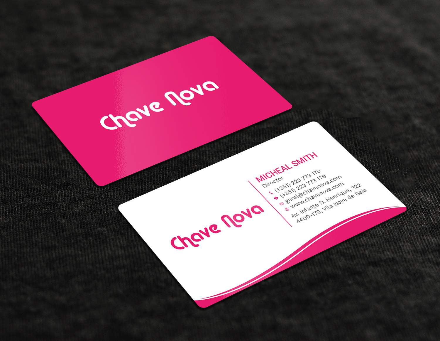 Business Card Design by Tripti Ranjan Gain for CHAVE NOVA Lda | Design #19861855