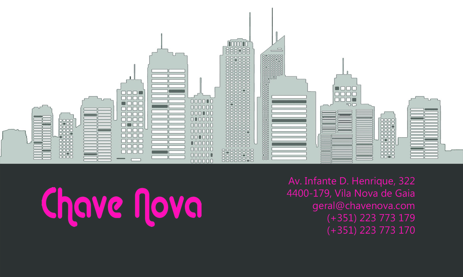 Visitenkarten-Design von Vadim 3 für CHAVE NOVA Lda | Design #19861213