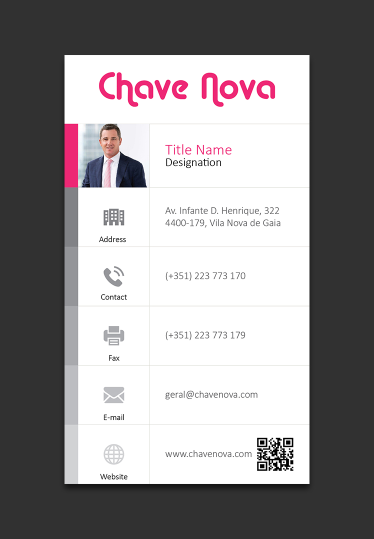 Visitenkarten-Design von Titan Solbiz für CHAVE NOVA Lda | Design #19873784