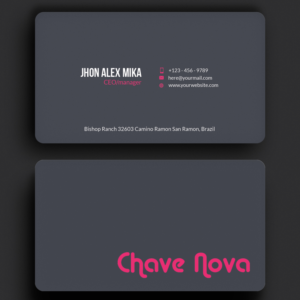 Business Card Design by Sujan4art for CHAVE NOVA Lda | Design: #19860633