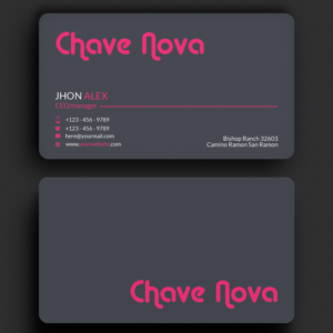 Business Card Design by Sujan4art for CHAVE NOVA Lda | Design: #19860641