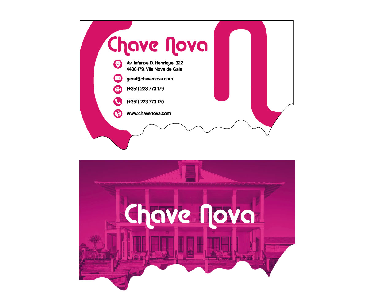 Business Card Design by LuciaMP for CHAVE NOVA Lda | Design #19860665