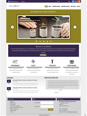 Web Design par pb pour ce projet | Design : #3043455