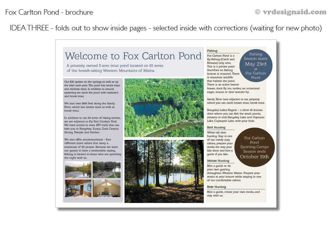 Brochure Design by vrdesignaid for this project | Design #3049675