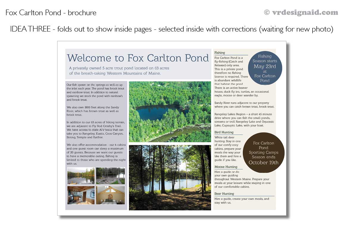 Brochure Design by vrdesignaid for this project | Design #3051222