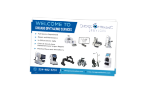 Diseño de Postal por debdesign para Chicago Ophthalmic Services, Inc | Diseño: #19866239