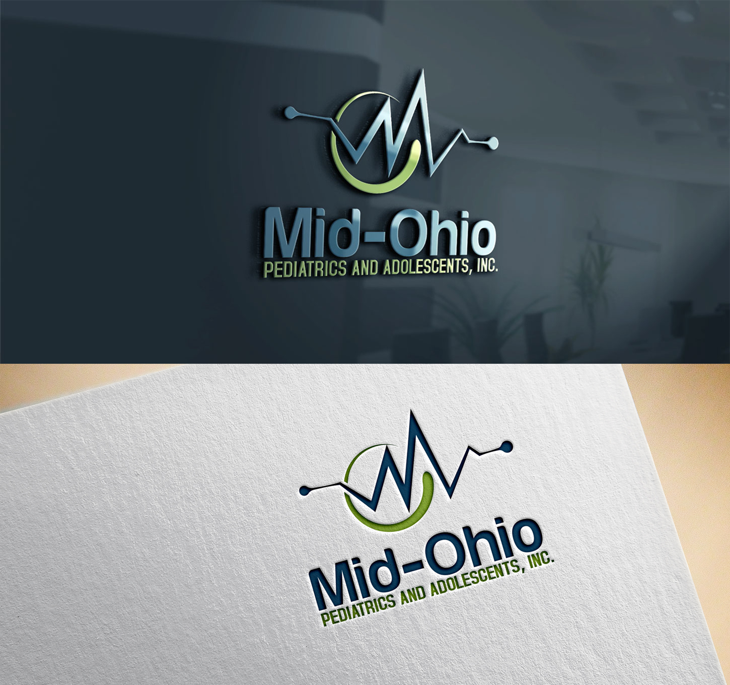 Logo Design by design_ghost 2 for Mid-Ohio Pediatrics and Adolescents, Inc. | Design #19867809