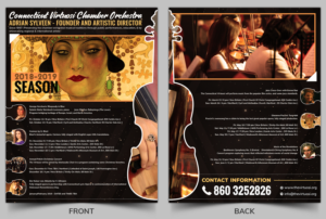 CT Virtuosi 2018-2019 Season Poster | Poster Design by SAI DESIGNS