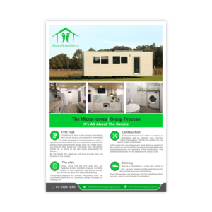 MicroHomes product hardcopy flyer design | Design de Flyer par GraphicsGuru