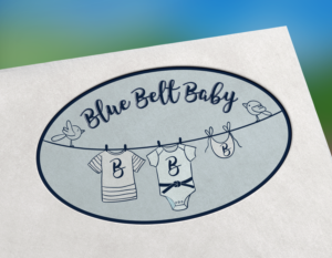Blue Belt Baby | Logo Design by The Seventh Key Magic