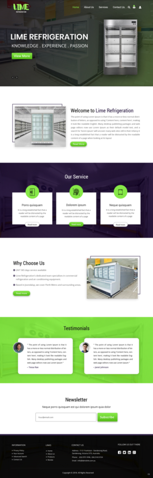Web Design by pb for this project | Design: #19882290