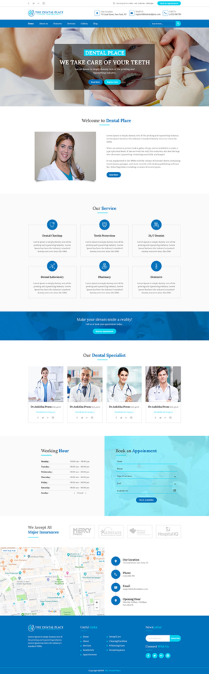 The dental place of tamarac web page | WordPress-Design von ThemeDesk Technology