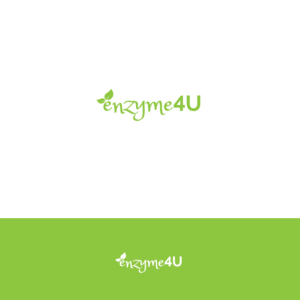 the main text is company name enzyme4u and can put 