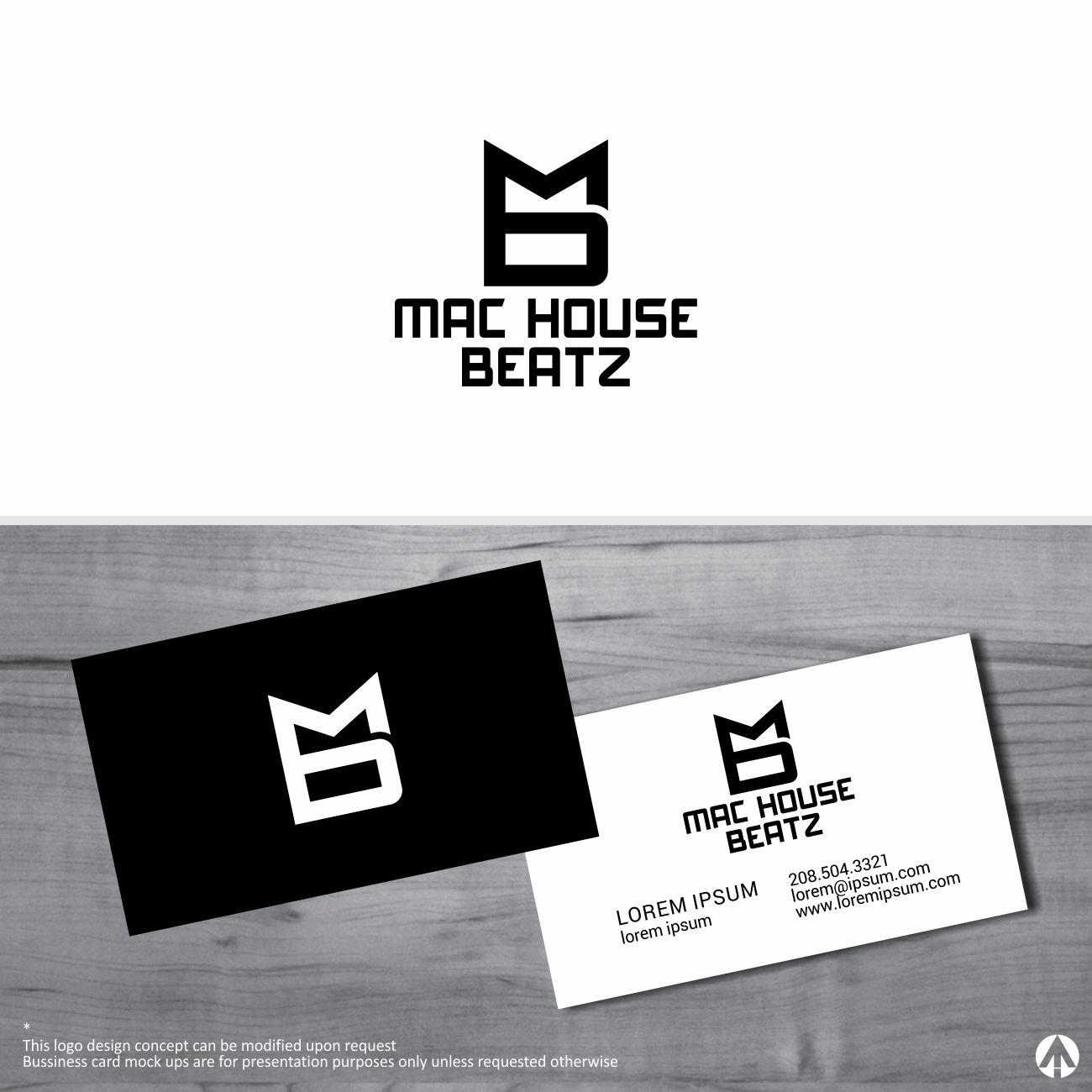 Logo Design by MBARO for Mac House Beatz  | Design #19906241