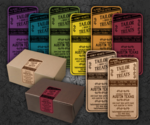 Chocolate company needing sticker for products | Sticker Design by jd_teedesigns