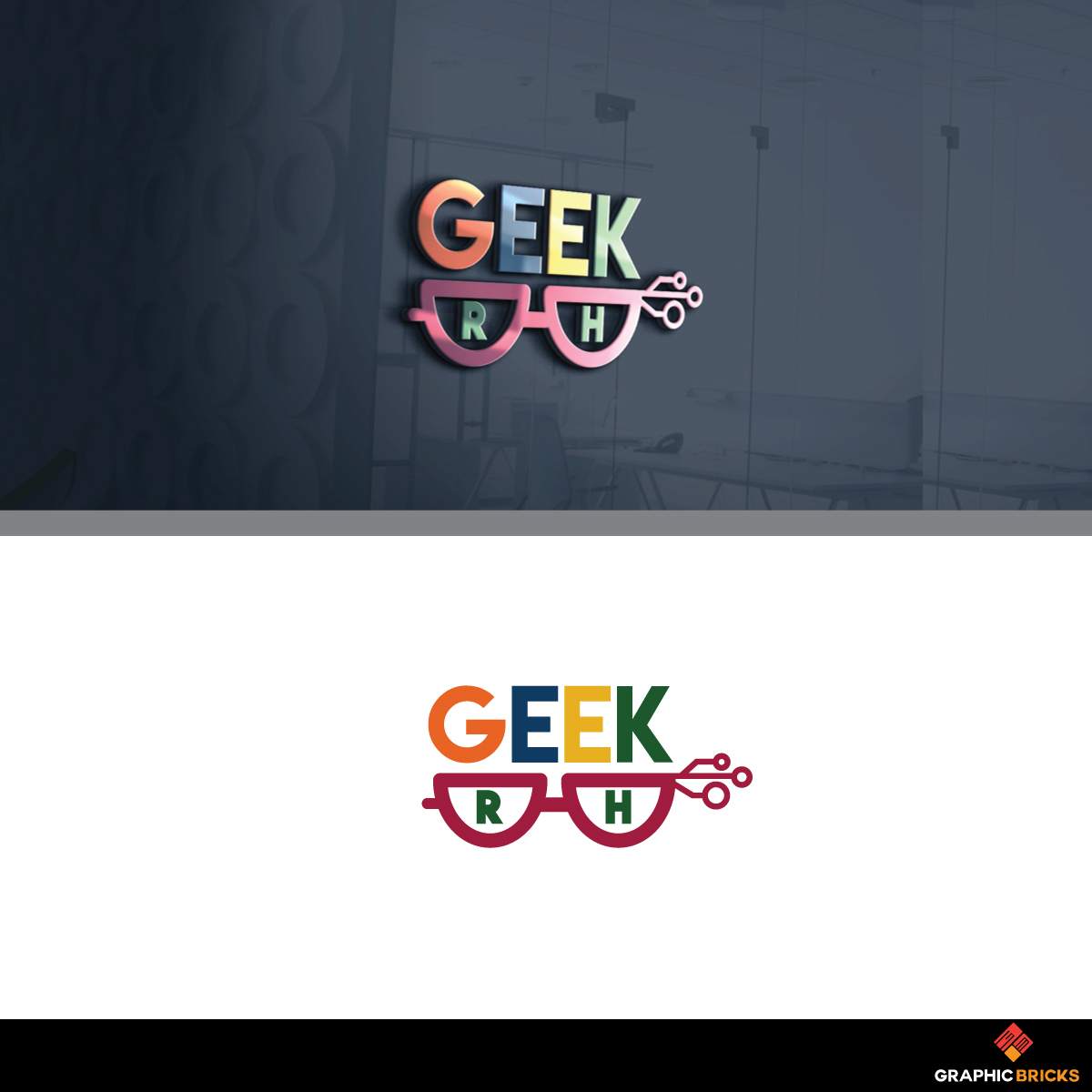 Logo Design by Graphic Bricks for Geek RH | Design #19876095
