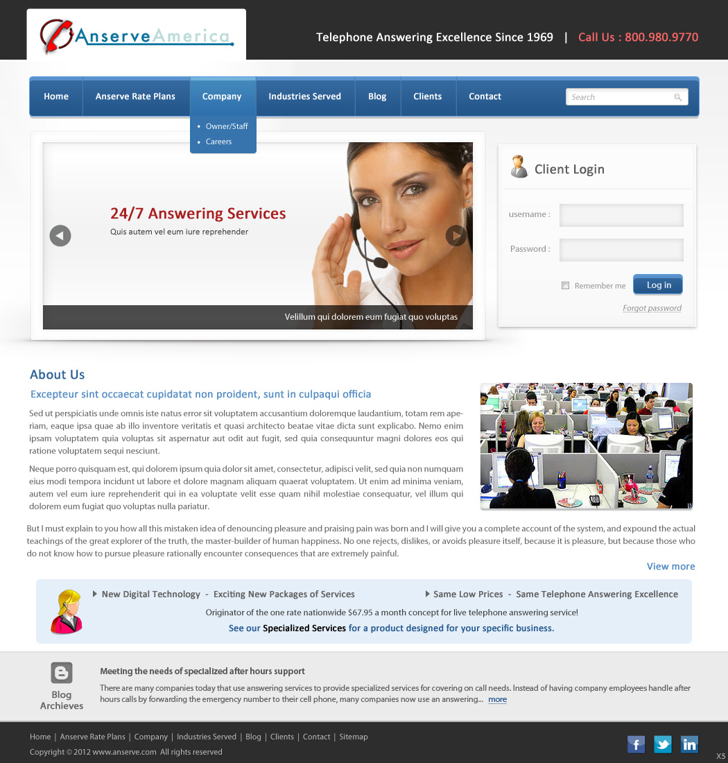 Wordpress Design by pb for Boomtown Internet Group | Design #689400