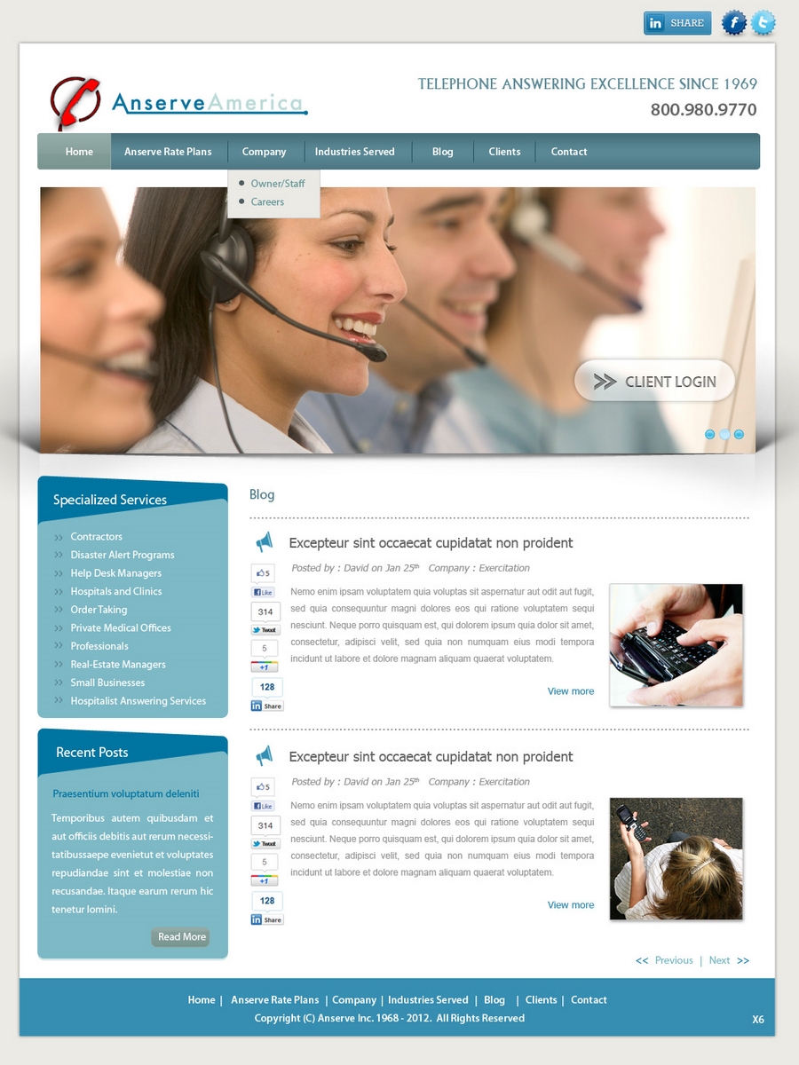 Wordpress Design by pb for Boomtown Internet Group | Design #689420