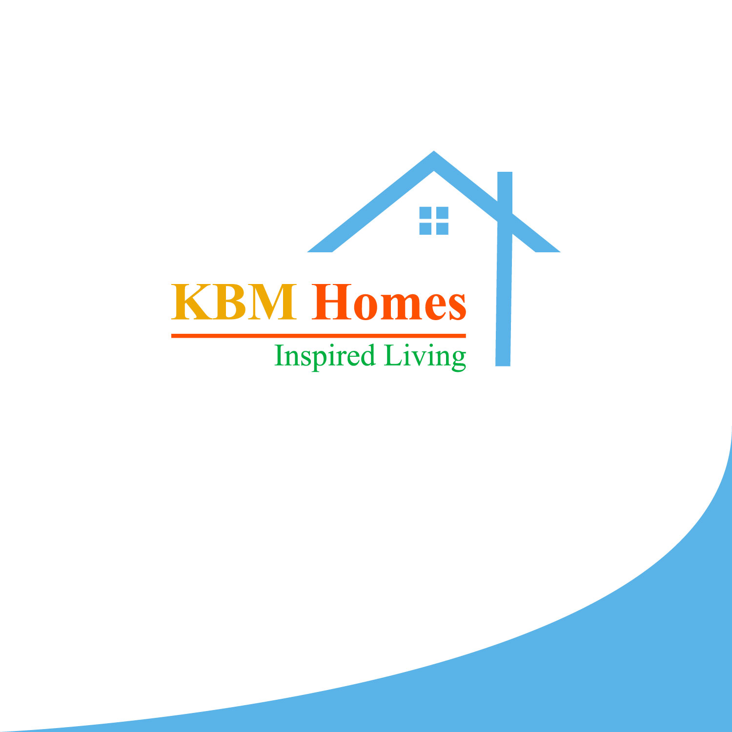 Logo Design by Rupok MT for KBM Homes | Design #19891254