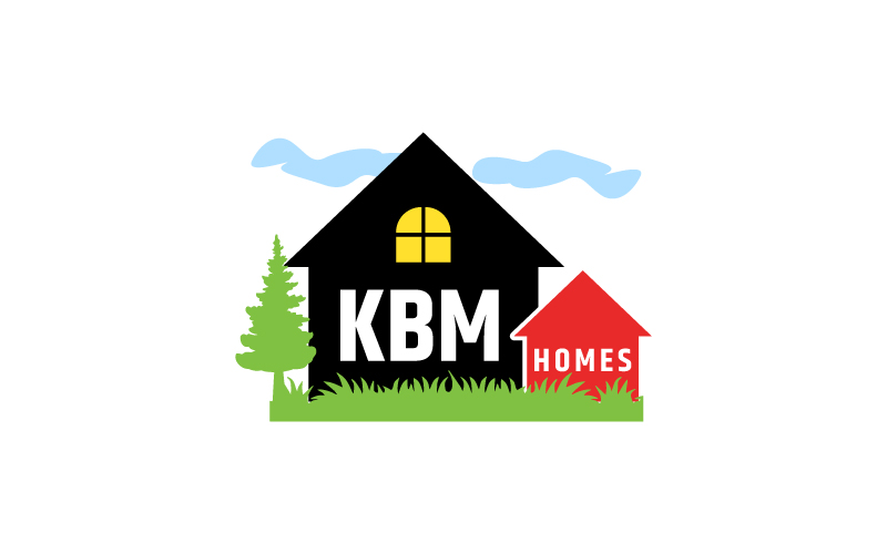 Serious Modern Home Builder Logo Design For Kbm Homes