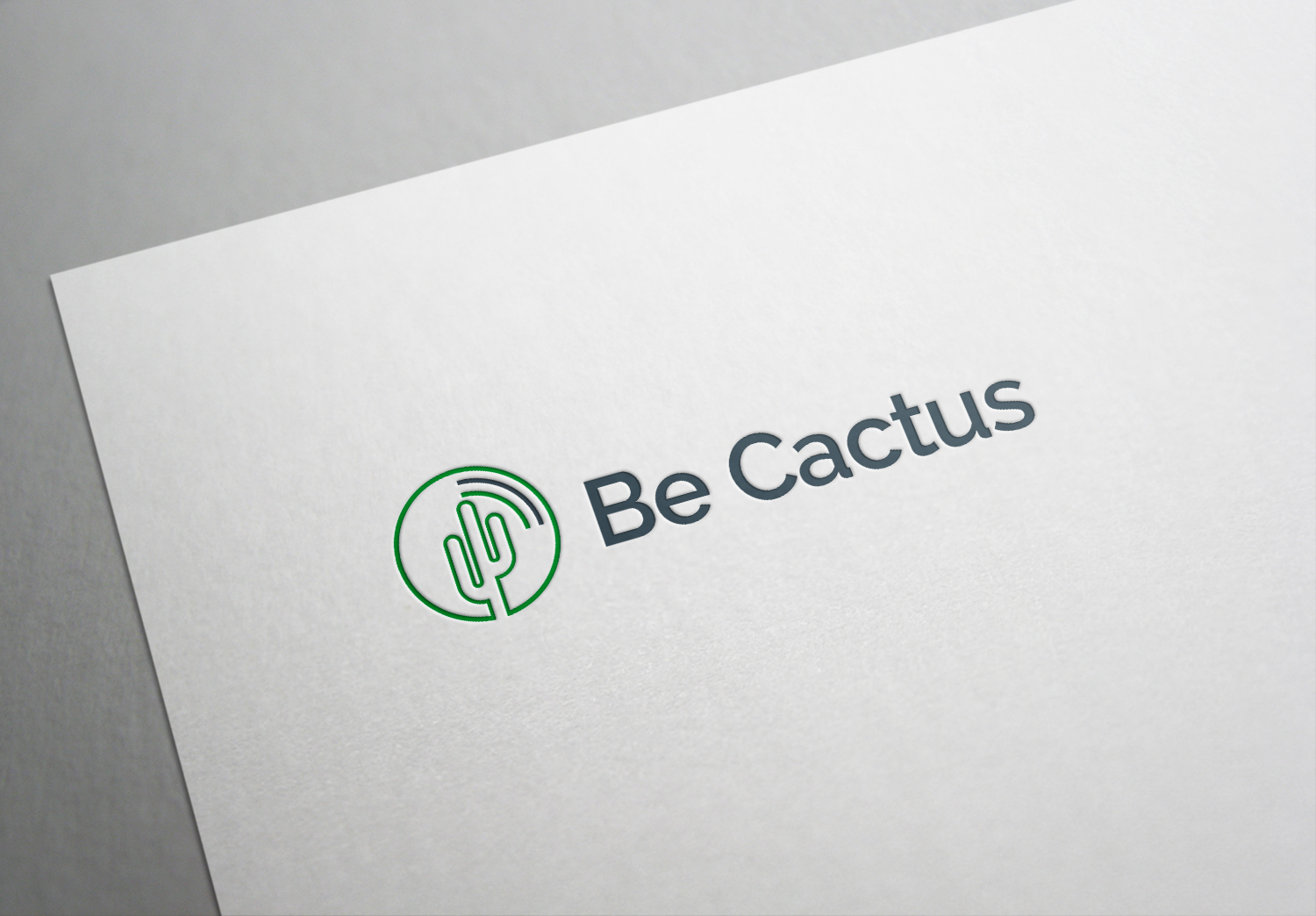Logo Design by Deziners Zone for Be Cactus | Design #19895388