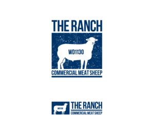 THE RANCH Commercial Meat Sheep | Logo Design by bluejet