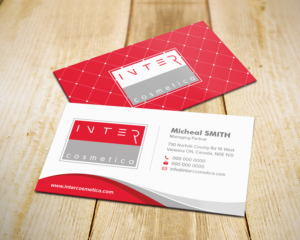 Business Card Design by Tilt for Intercosmetica Neuchâtel SA | Design: #19911798