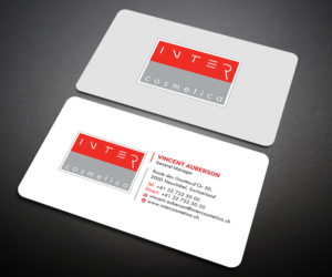 Business Card Design by Designers Hub for Intercosmetica Neuchâtel SA | Design: #19885187