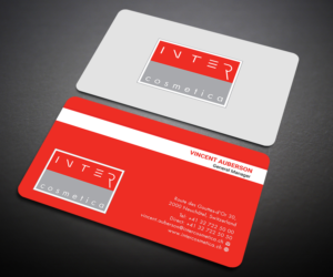 Business Card Design by Designers Hub for Intercosmetica Neuchâtel SA | Design: #19885519