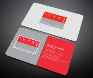 Business Card Design by Designers Hub for Intercosmetica Neuchâtel SA | Design: #19885529