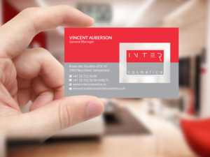 Business Card Design by Creations Box 2015 for Intercosmetica Neuchâtel SA | Design: #19891636