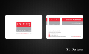 Visitenkarten-Design von SL Designer für Intercosmetica Neuchâtel SA | Design: #19888695