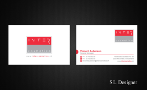 Visitenkarten-Design von SL Designer für Intercosmetica Neuchâtel SA | Design: #19888696