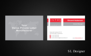 Business Card Design by SL Designer for Intercosmetica Neuchâtel SA | Design: #19888736