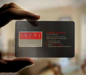 Business Card Design by Tripti Ranjan Gain for Intercosmetica Neuchâtel SA | Design: #19889389