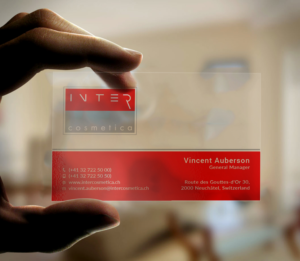 Business Card Design by Tripti Ranjan Gain for Intercosmetica Neuchâtel SA | Design: #19889403