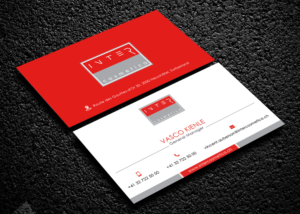 Business Card Design by Bold Pixels for Intercosmetica Neuchâtel SA | Design: #19890575