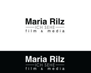 Maria Rilz ICH SEHE Film & Media | Logo Design by Juli creation