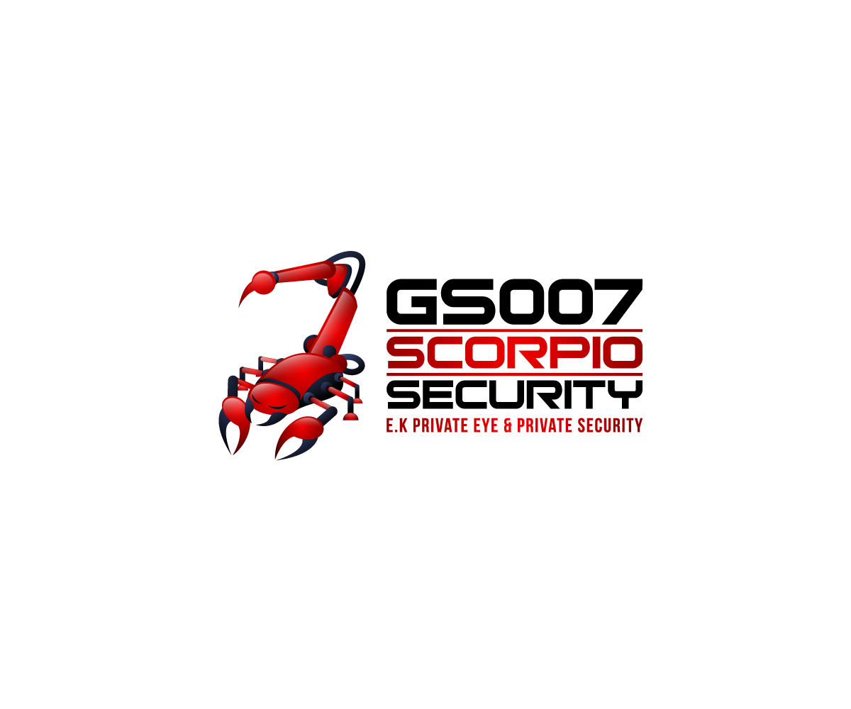 Logo Design by kenjie0476 for e.k private eye investigations and scorpions security GS007 | Design #20037960