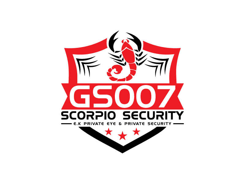 Logo Design by James7382 for e.k private eye investigations and scorpions security GS007 | Design #20042565