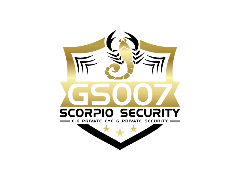 Logo Design by James7382 for e.k private eye investigations and scorpions security GS007 | Design #20042566